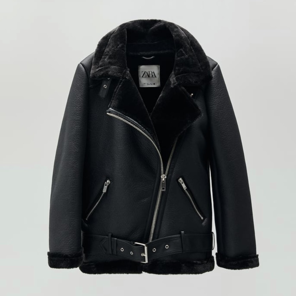 Zara Double Faced Biker Jacket